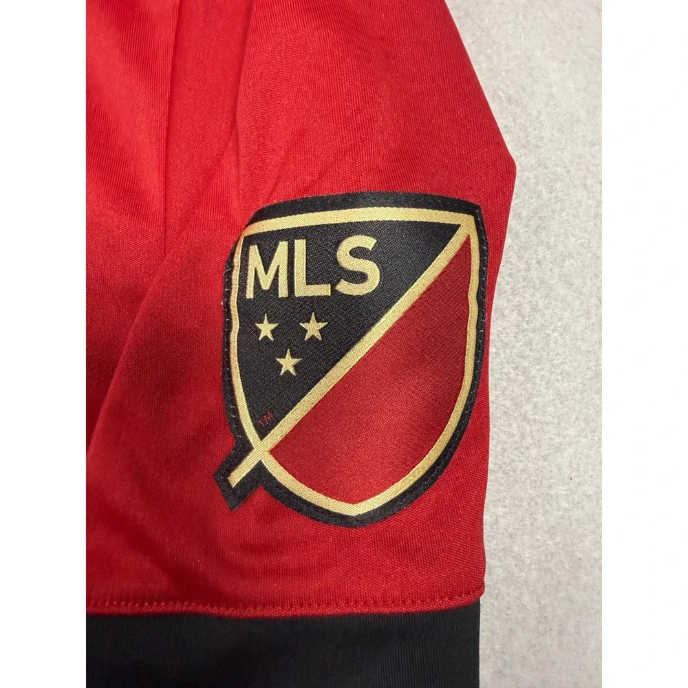 Adidas Atlanta United FC Soccer Jersey Mens L Red Black 2017 Inaugural Season